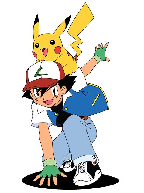 Image - Ash & Pikachu.png - Old Skool Pokémon Wiki