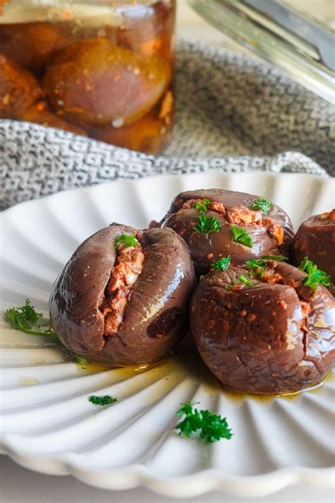 Makdous Lebanese For Eggplant