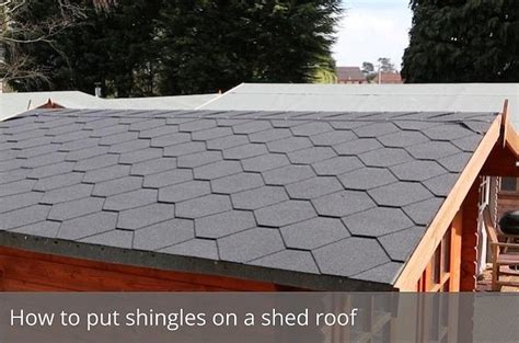 How to put shingles on a shed roof | Shed roof felt, Installing roof shingles, Shed roof design