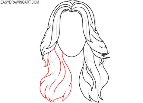 How to Draw Wavy Hair - Easy Drawing Art