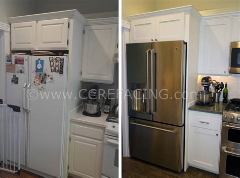 Hillsborough cabinet reface refacing with White Shaker cabinet doors ...