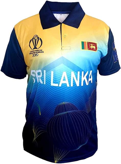 SRI Lanka Cricket Shirt 2019 UK Jersey for World Cup 2019 (44) Blue: Amazon.co.uk: Clothing