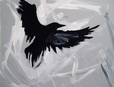 crow | the beginning of some crow paintings | starheadboy | Flickr