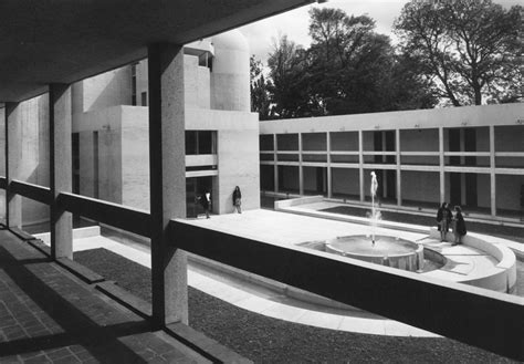 New Hall, Cambridge: the courtyard looking towards the Junior ...