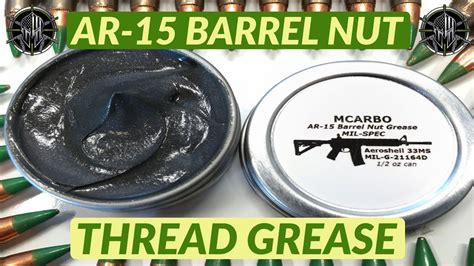 Aeroshell 33ms / MIL-G-21164D / MIL-SPEC Barrel Nut Thread Grease + 1/2oz can - YouTube