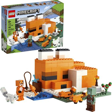 LEGO Minecraft The Fox Lodge 21178 6379562 - Best Buy