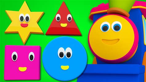 Bob, The Train | Shapes Song For Kids And Baby | Adventure with Shapes ...