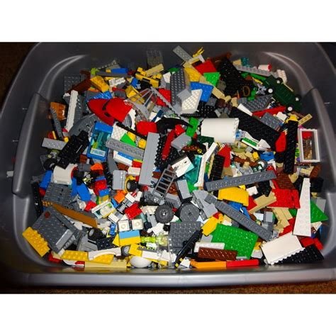 LEGO Bulk Lot 2.1 pounds lbs of pre-sorted black authentic Legos mixed parts - www.glwec.in