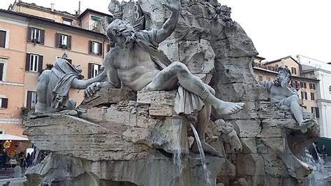 Fountain of the Four Rivers Rome, Bernini masterpiece.