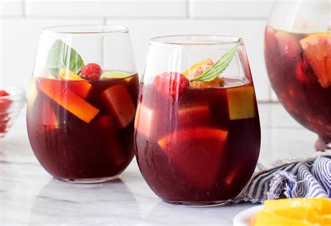 Top 2 Sangria Recipes Red