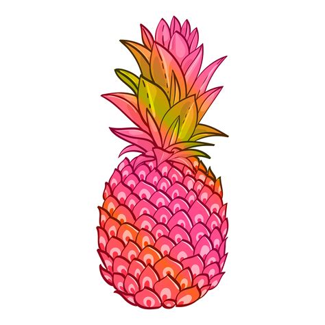 Pineapple creative trendy art poster. 352135 Vector Art at Vecteezy