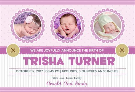 9+ Baby Announcement Templates - Free PSD, AI, Vector, EPS Format Download