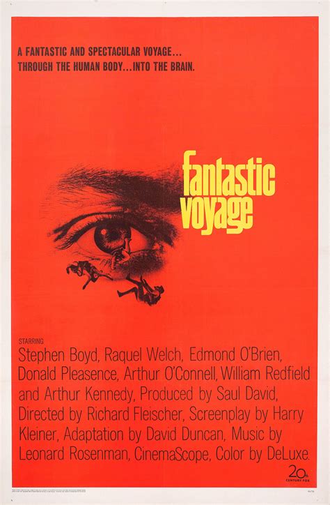 Fantastic Voyage Original 1966 U.S. One Sheet Movie Poster ...