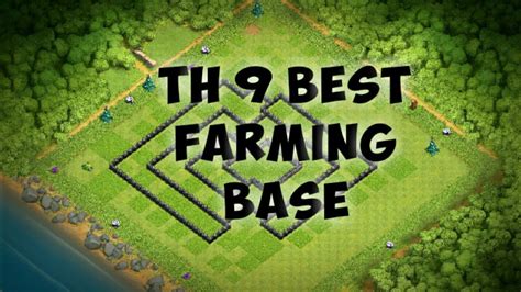 Best farming base for th 9 - YouTube