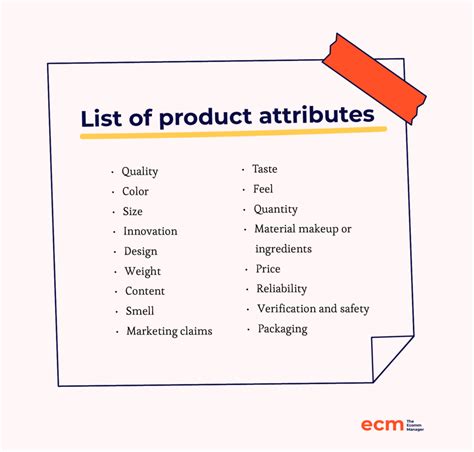 17 Product Attribute Examples & Types for Ecommerce - The Ecomm Manager