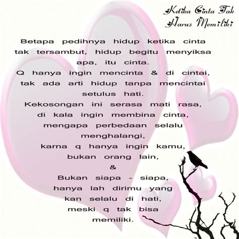 Resensi Novel Cinta Tak Harus Memiliki: Kisah Asmara yang Menyentuh ...