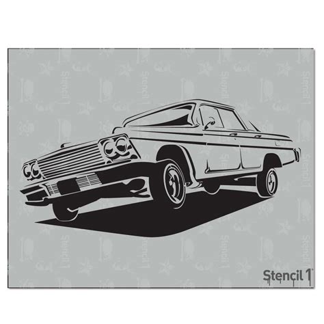 Stencil1 Bounce Car Stencil S1_01_48 - The Home Depot | Stencils ...