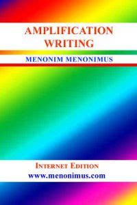 Amplification Writing - Menonimus