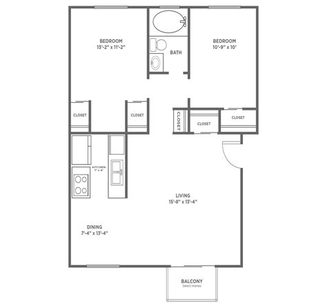 Floor Plans | Centennial Woods Apartments