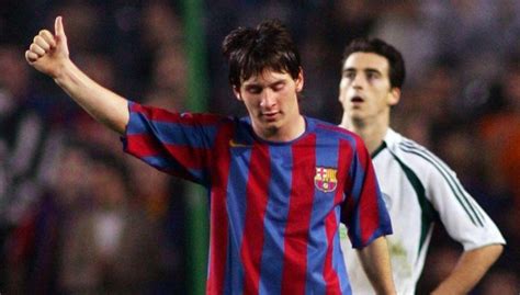 Can you name Barcelona's XI from Lionel Messi's La Liga debut in 2004?