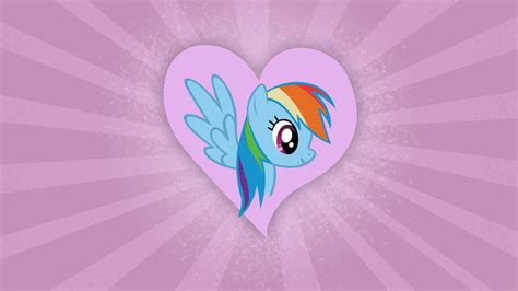 Rainbow Dash Heart Wallpaper by Dipi11 on DeviantArt