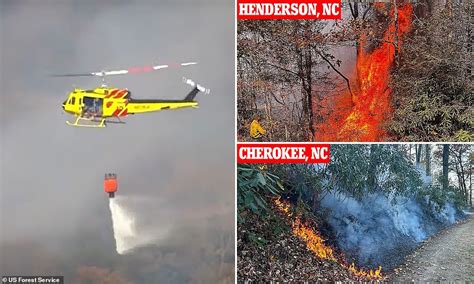 North Carolina declares a state of emergency as wildfires have raged | Daily Mail Online