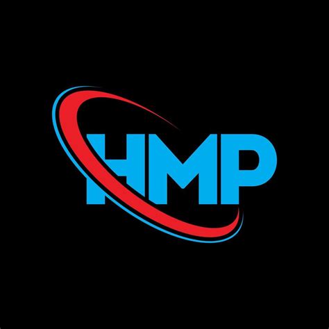 HMP logo. HMP letter. HMP letter logo design. Initials HMP logo linked with circle and uppercase ...