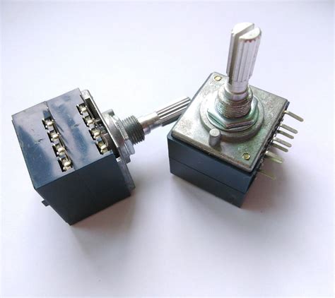 Aliexpress.com : Buy 50KAX2 LOG Type Volume Potentiometer 8PIN with ...