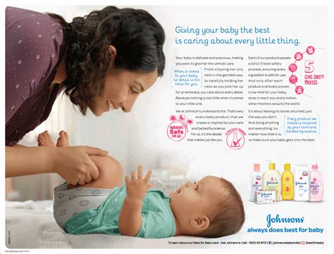 Johnson Baby Products Always Does Better For Baby Ad - Advert Gallery