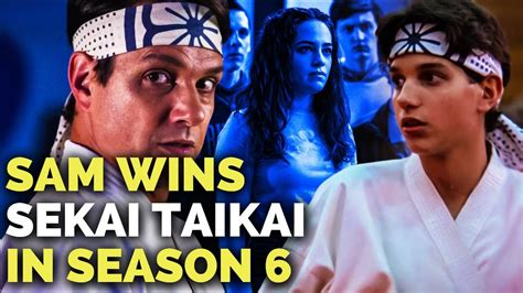 SAMANTHA wins SEKAI TAIKAI in Cobra Kai Season 6 - YouTube