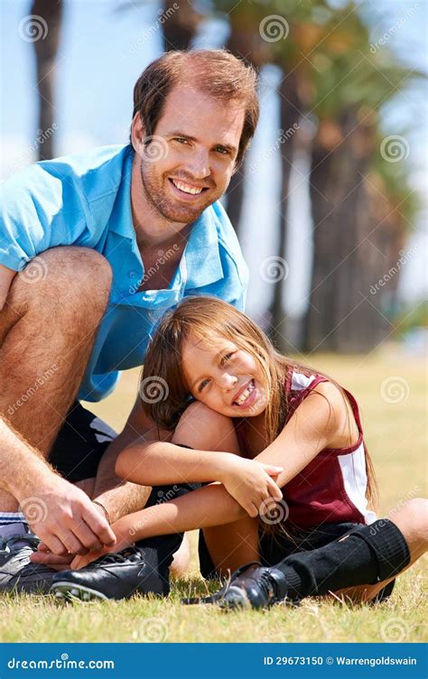 Soccer dad stock photo. Image of outdoor, grass, laughing - 29673150