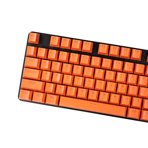 OEM Profile Translucent Mixable Keycaps – Orange | Flashquark