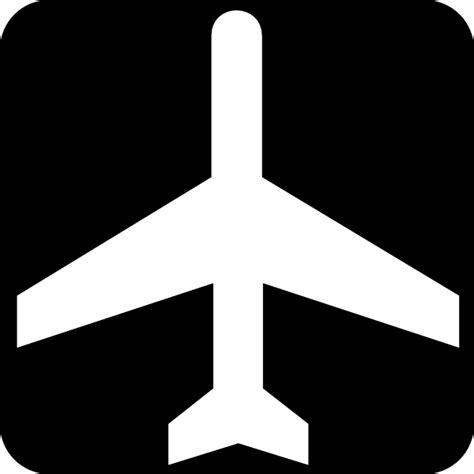 White Aeroplane On Black Background Clip Art at Clker.com - vector clip ...