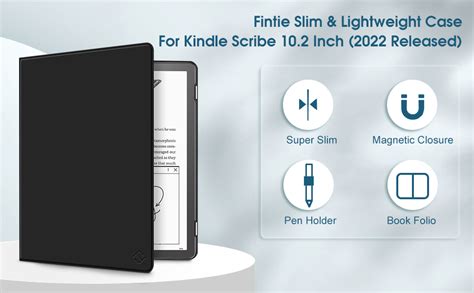 Fintie Case for 10.2 inch Kindle Scribe (The First Kindle with Write) - The Thinnest and ...