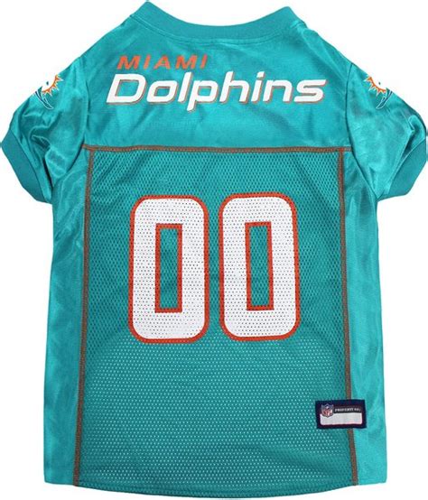 PETS FIRST NFL Dog & Cat Jersey, Miami Dolphins, X-Small - Chewy.com
