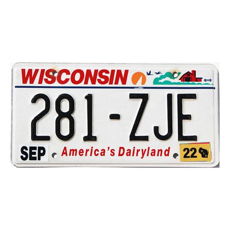 2022 Wisconsin #281ZJE | Old WI License Plates