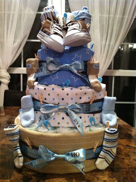 Southern Blue Celebrations: Diaper Cakes for BOYS