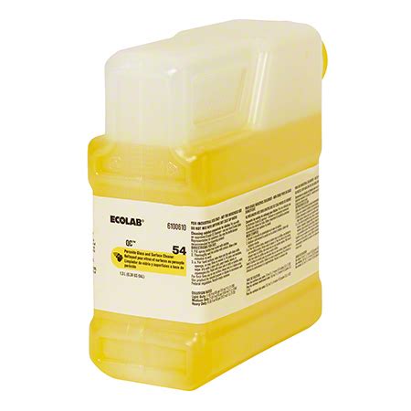 Ecolab 6100610 Ecolab QC54 Peroxide Cleaner ECO6100610 Ecolab Peroxide Glass Surface Cleaner ...