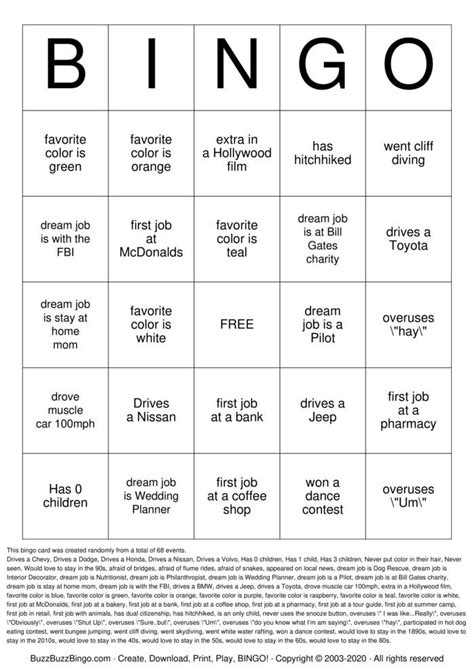 Free Printable And Virtual Bingo Cards Free Printable Bingo Cards | Images and Photos finder