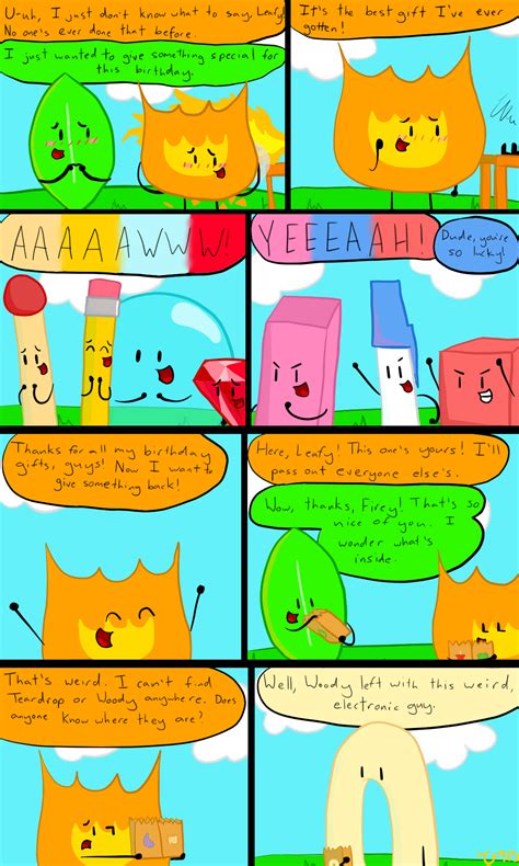 BFDI(A) Comic Part 12 - Gifts for Gifts by Thundertail913 on DeviantArt