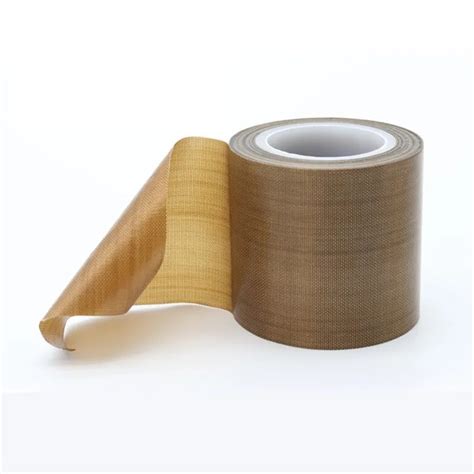 10m Long 0.13mm *50mm PTFE Teflon tape High Temperature Heat Resistant Adhesive 300 degrees ...