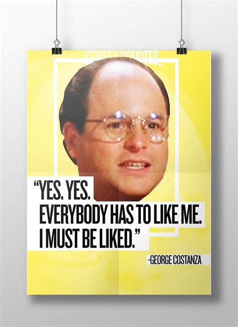 PRINTABLE Seinfeld Quotes: George Costanza Poster by PrintableInk