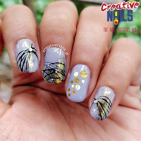 Spider Gel Nail Art! – Creative Nails