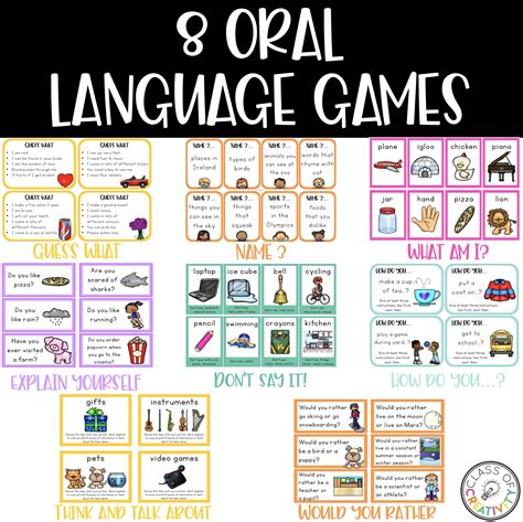 8 Oral Language Games for the Primary Classroom