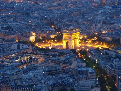 Free Images : horizon, architecture, skyline, night, paris, skyscraper, cityscape, panorama ...