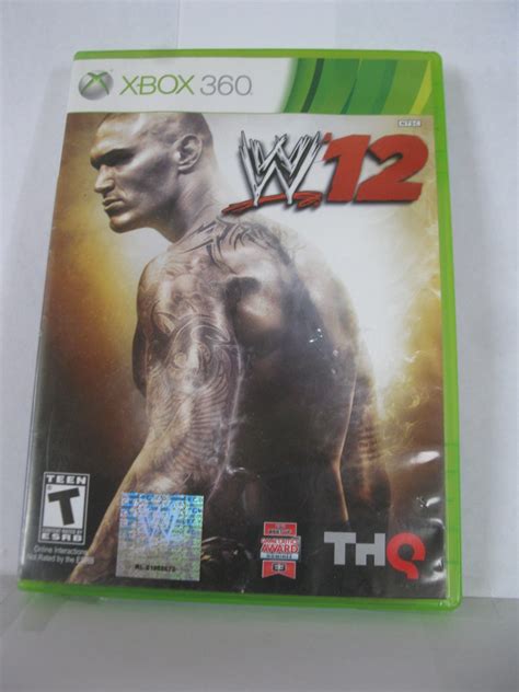 Xbox 360 Video Game: WWE W '12