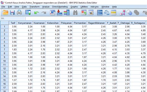 Statistik: Analisis Faktor [2] Melakukan Factoring dan Rotasi - Akhmad.com