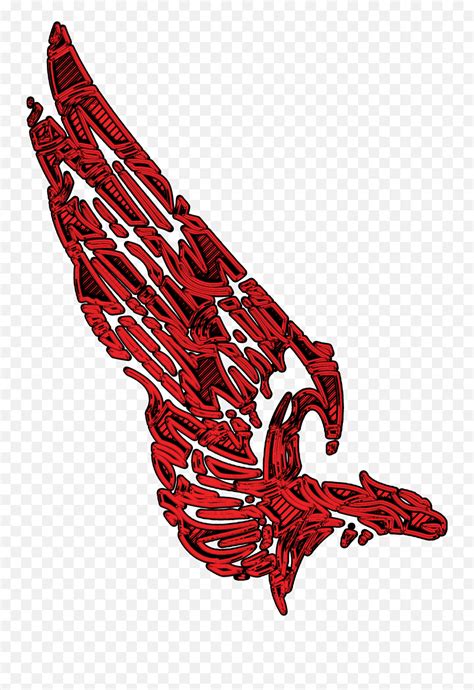 Eagle Wing Red Image - Tattoo Wings Red Png Transparent Eagle Wings Red,Eagle Wings Png - free ...