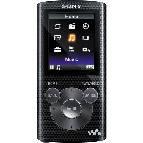 Sony 16GB NWZ-E385 Series Walkman MP3 Player (Black) NWZE385BLK