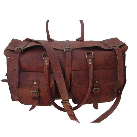 Voyager Vintage Leather Duffel Bag